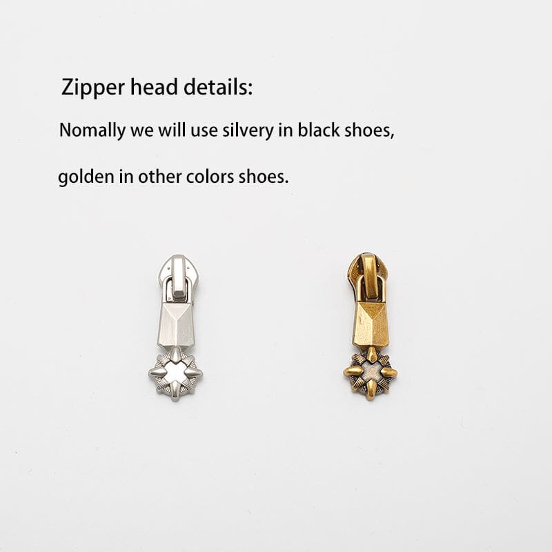 Dwarves Leather Cowboy Boots Designer Retro Chunky Riding Boots Knee High Boots Handmade High Heel Short Plush Black/Brown - Image 19